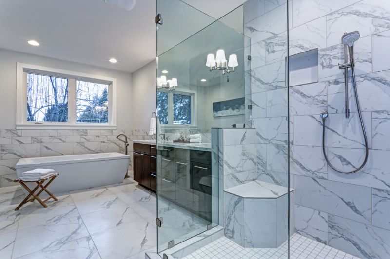 Tile and Stone Shower Walls